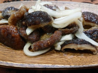 レシピ④原木乾燥椎茸の南蛮漬け