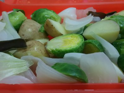 レシピ③春野菜のホットサラダ